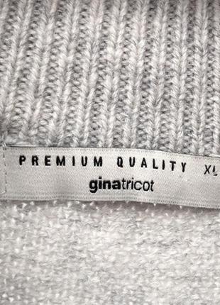 100% шерсть premium коллекция серый шерстяной свитер9 фото