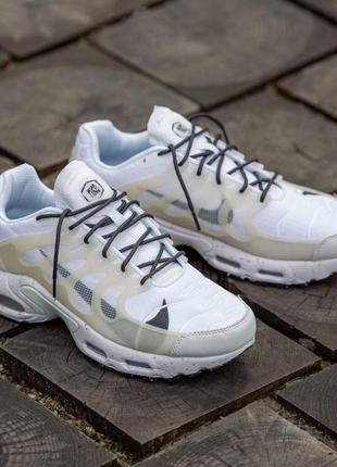 Мужские кроссовки nike air max tn terrascape белые найк аир макс тн тераскейп весенние (b)7 фото