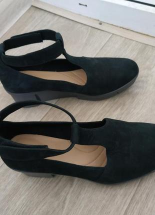 Туфли clarks р.38 кожа7 фото