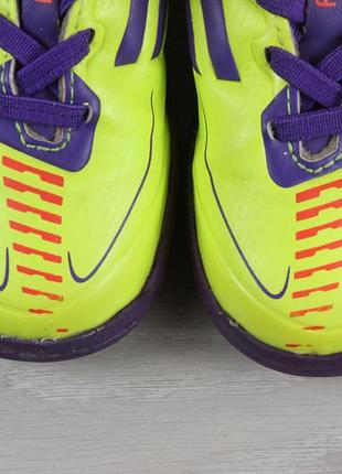 Дитячі кросівки на липучках adidas оригінал, розмір 21 (футбольні сороконіжки)3 фото