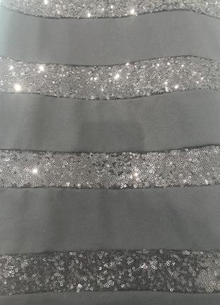 Чорне бандажну сукні/сарафан з паєтками amisu10 фото