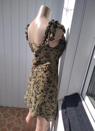 Сукня сітка в квіти8 фото