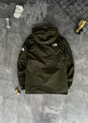 Мужская ветровка the north face из плащевки хаки куртка зе норт фейс весенняя (b)6 фото