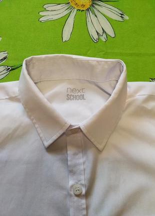 Фірмова,біла,шкільна сорочка,теніска для хлопчика 15-16 років-next4 фото