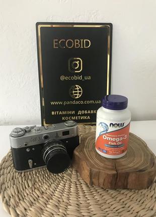 Now foods, омега-3, omega 3, 180 мг епк / 120 мг дгк, 100 капсул