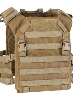 Плитоноска assault plate carrier "apc" ii gen. (чохол для бронежилета) coyote brown fds