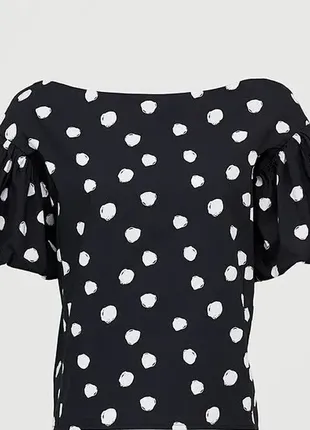 V by very-нова стильна блуза з пишними рукавами, р.-8