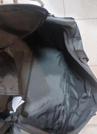 Спортивна сумка унісекс adidas black ht4743 bag essentials linear duffel bag (m)2 фото