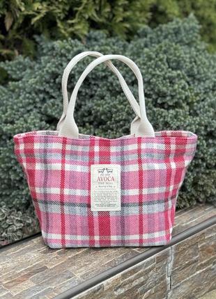 Avoca ireland автентична оригінальна сумка шопер тоут  100% натуральна шерсть6 фото
