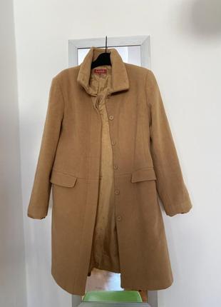 H&m l.o.g.g. пальто/плащ кольору кемел в складі кашемір та шерсть4 фото