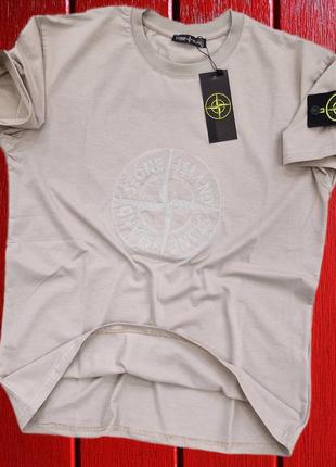 J мужская футболка  stone island premium качество / стоник стоун айленд чоловіча футболка  поло майка