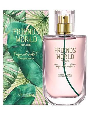 Туалетна вода friends world for her tropical sorbet1 фото