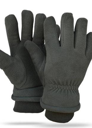 Ua1 тактичні зимові рукавиці на хутрі флісові до -30 олива fds