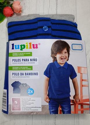 Набір футболок поло lupilu для хлопчика6 фото
