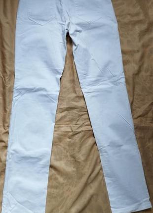 Штани  прямі білого кольору (під джинси)2 фото