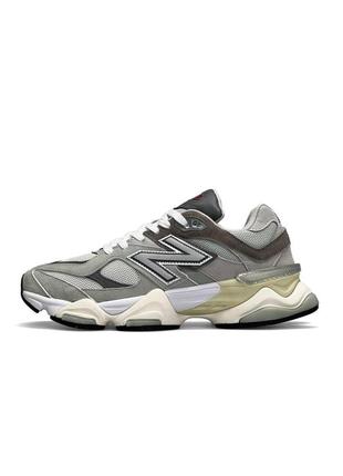 Мужские кроссовки new balance 9060 серые нью баланс замшевые весенние осенние (b)1 фото