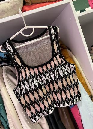 Стильний теплий топ на рубашку🏷