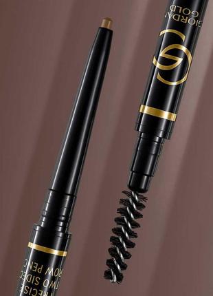 Двухсторонний карандаш для бровей giordani gold оріфлейм oriflame
