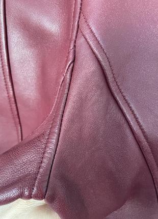 Натуральна шкіряна куртка косуха maje 32-34 xxs/xs6 фото