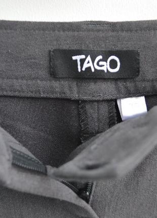 Классические тёмно-серые штаны бренда tago2 фото