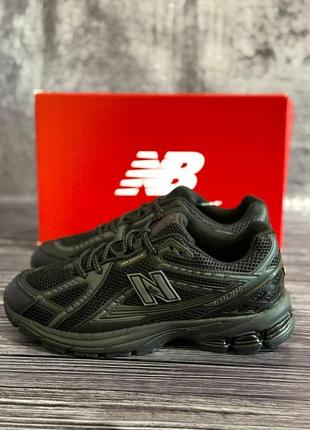 Мужские кроссовки new balance 1906r черные кожаные текстиль нью беланс весенние осенние (b)4 фото