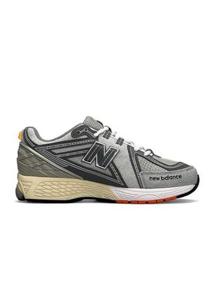 Мужские кроссовки new balance 1906r серые сетка замшевые нью беланс весенние летние (b)2 фото