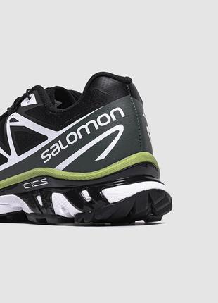 Демисезонные чёрные кроссовки salomon xt-6 gore-tex чорні чоловічі кросівки salomon xt-63 фото