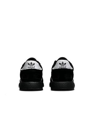 Чоловічі кросівки adidas originals iniki текстильні чорні з білим адідас ініки весняні осінні (b)9 фото