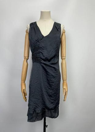 Платье из жатого материала sisley