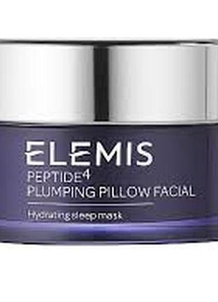 Охлаждающая ночная гель-маска elemis peptide4 plumping pillow facial 50 мл