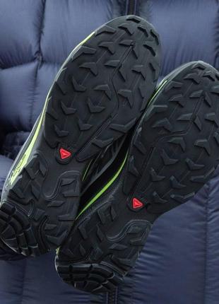 Мужские кроссовки salomon xt-6 grey\salt серые с салатовым саломон водонепроницаемые весенние (b)5 фото