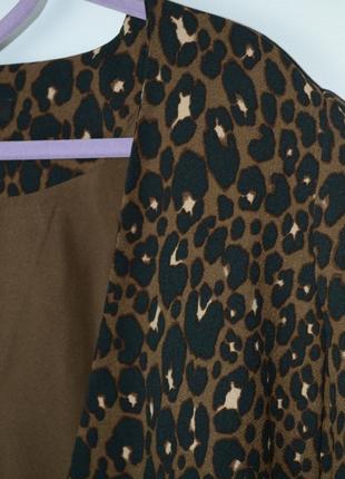 Піджак, блейзер леопардовий, розмір 50 (арт1530)3 фото
