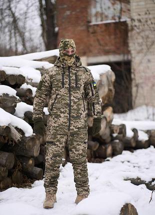 Тактичний демісезонний костюм піксель