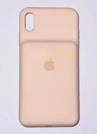 Оригінальний чохол-акумулятор apple smart battery pink iphone xs max2 фото