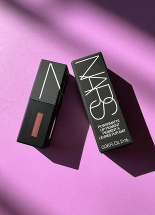 Рідка матова помада пігмент для губ nars powermatte lip pigment1 фото