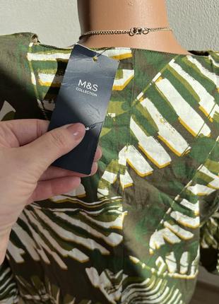 Платье женский хлопок на лето в принт xl-3xl m&amp;s7 фото