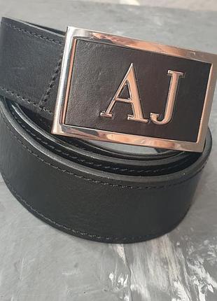 Кожаный ремень armani jeans