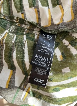 Платье женский хлопок на лето в принт xl-3xl m&amp;s9 фото