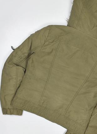 Куртка бомбер newpenny by max mara размер s // ветровка с капюшоном стеганная подкладка7 фото