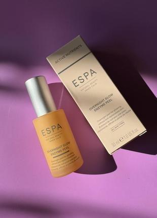 Ензимна маска пілінг espa overnight glow enzyme peel 30 мл2 фото