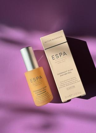 Энзимная маска пилинг espa overnight glow enzyme peel 30 мл