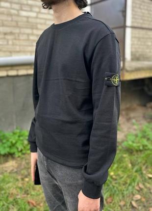 Світшот stone island чорний