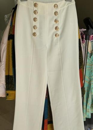 Штани білі balmain