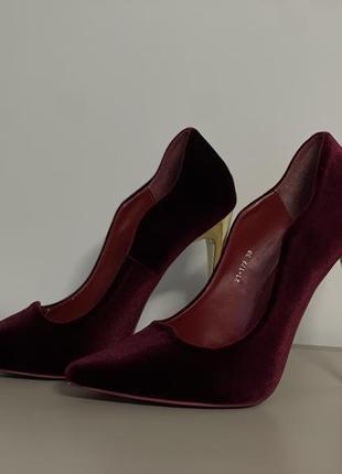 Жіночі оксамитові туфлі8 фото