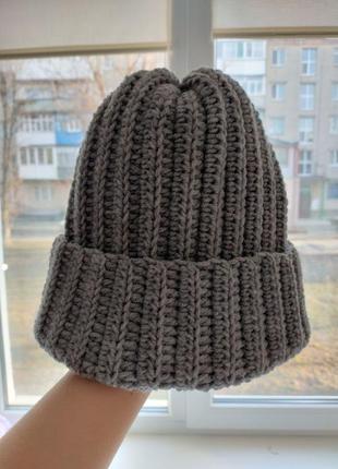 В'язана шапка handmade2 фото