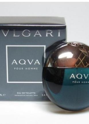 Оригінал bvlgari aqva pour homme 100 ml ( булгарі аква пур хом ) туалетна вода1 фото