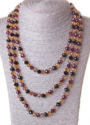 Намисто чеське скло