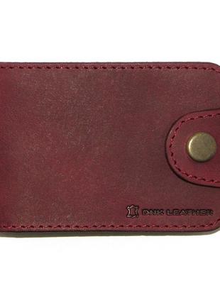 Подарунковий набір dnk leather no12 (картхолдер + ключниця) фіолетовий2 фото