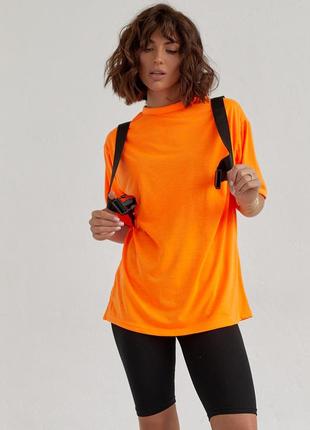 Женский велосипедный костюм с портупеей - оранжевый цвет, s (есть размеры)3 фото