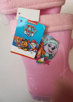 Резиновые сапоги "paw patrol"3 фото